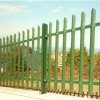 Green Palisade On Metal Post fitted on Top of Wall